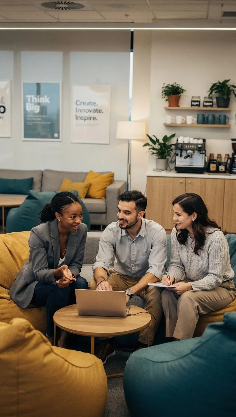 Professional team collaboration