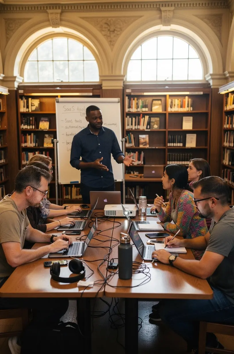 Professional business solutions illustration